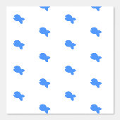 Papier Peint Poisson Bleu (Recto)