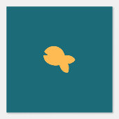 Papier Peint Poisson Poisson Enfants Sarcelle (Recto)