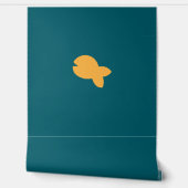 Papier Peint Poisson Poisson Enfants Sarcelle (Déroulement)