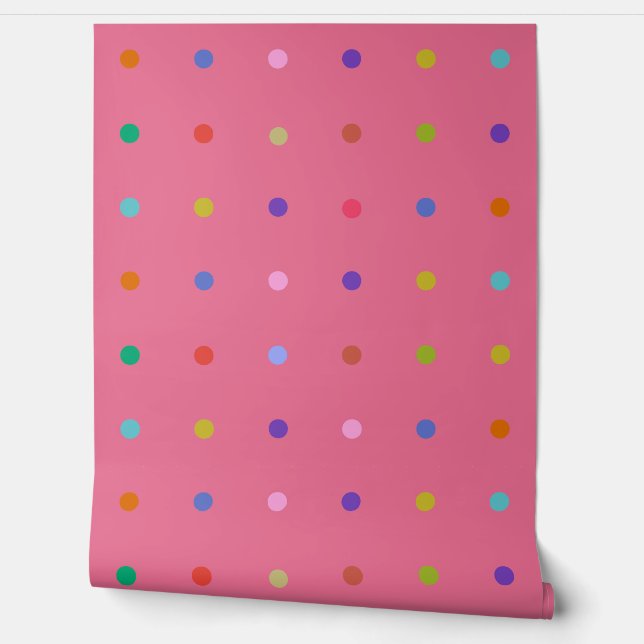 Papier Peint Polka Dot SH (Déroulement)