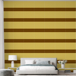 Papier peint Polka Jaune Dot Or Peel and Stick