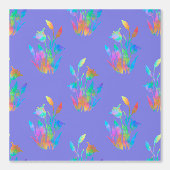 Papier Peint Pompes florales à crémaillère (Recto)