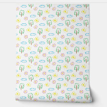 Papier Peint pour la Nurserie Arbre de la Nature a
