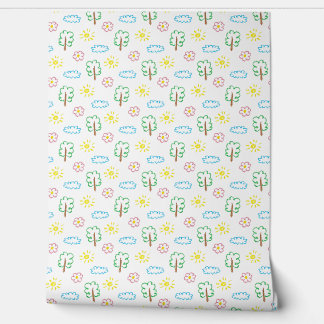 Papier Peint pour la Nurserie Arbre de la Nature a