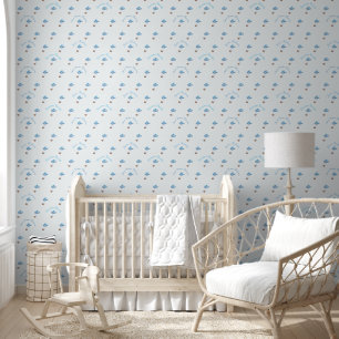 Papier peint pour nurserie personnalisable avec ou