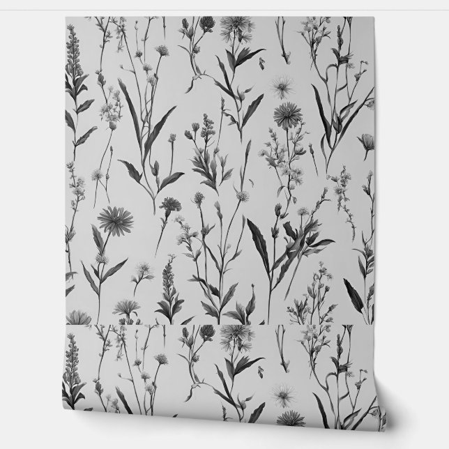 Papier Peint Pré de fleurs (Déroulement)