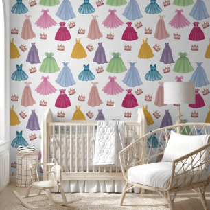 Papier Peint Princess Dresses Fairytale Girl Nursery Chambre