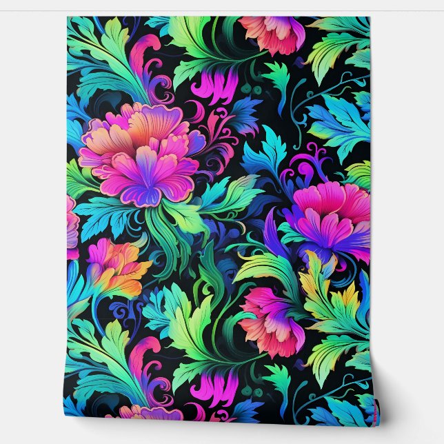 Papier Peint Prismatic Petalscape (Déroulement)