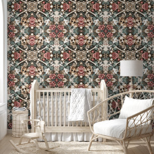 Papier Peint Pups et vignes florissantes