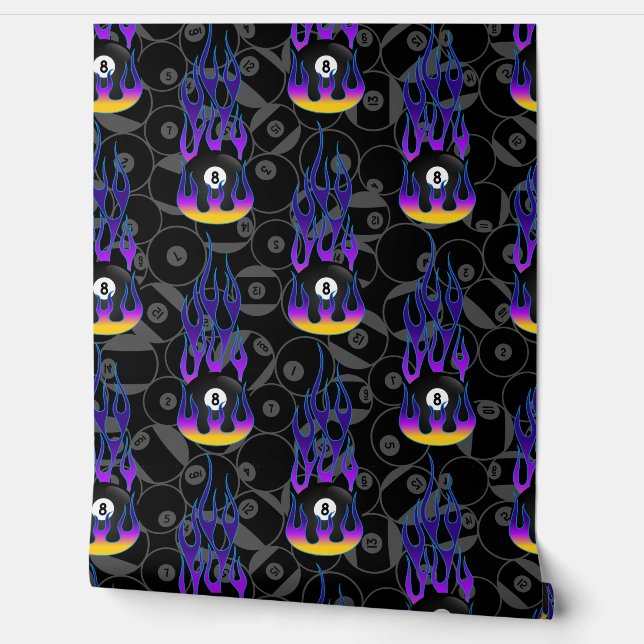 Papier Peint Purple Huit Balle (Déroulement)