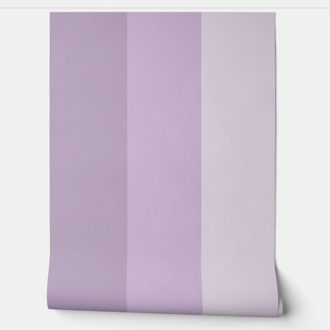 Papier Peint Purple Ombre Striped (Déroulement)