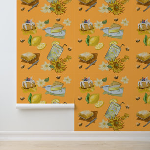 Papier Peint quand la vie vous donne des citrons motif