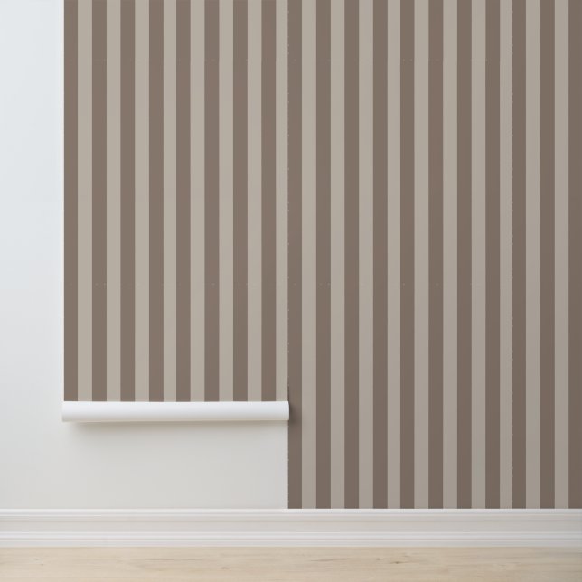 Papier Peint Raffiné Elégant Gris Beige (Application)