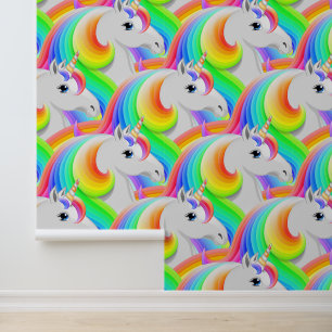 Papier Peint Rainbow Unicorn Bold Nurserom