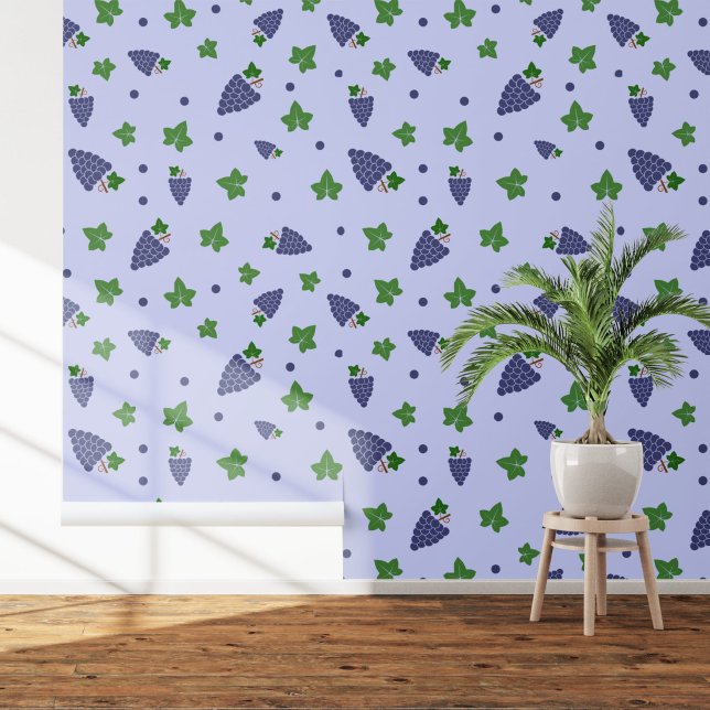 Papier Peint Raisins (Grapes Wallpaper)