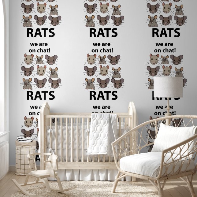 Papier Peint Rats Animal Nous Sommes Sur Conversation Rats Drôl (Enfants)