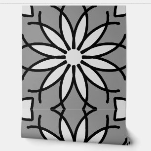 Papier peint "Ratti_Creative_Arts" blanc et noir m