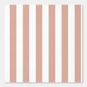 Papier peint rayé rose et blanc de Toscane (Recto)