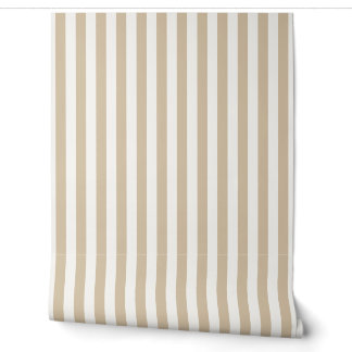Papier Peint Rayure verticale beige et blanc