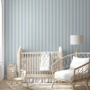 Papier Peint Rayures bleu clair