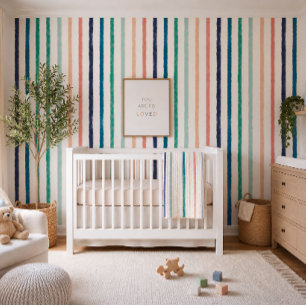 Papier Peint Rayures de la brise marine