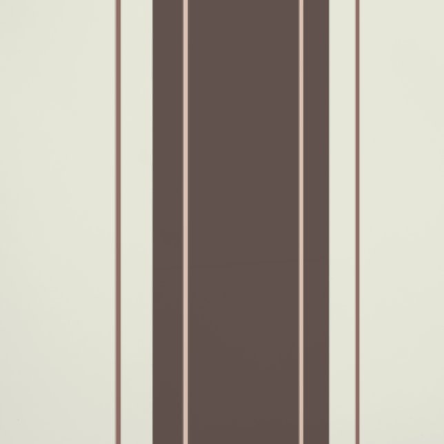 Papier Peint Rayures Marron Rustiques Simples avec Ticking (Couture)