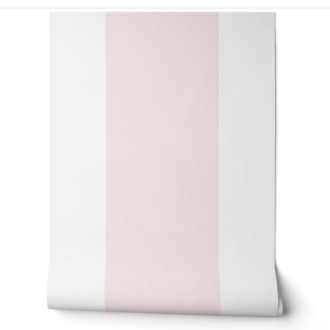 Papier Peint Rayures Rose Clair (Déroulement)