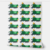 Papier Peint Recycler le camion à ordures Retour à l'école garç (Déroulement)