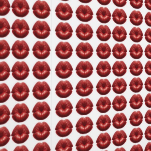 Papier Peint Red Lips Kiss Print (Couture)