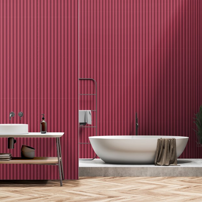 Papier Peint Red Raspberry Dusty (Salle de bain)