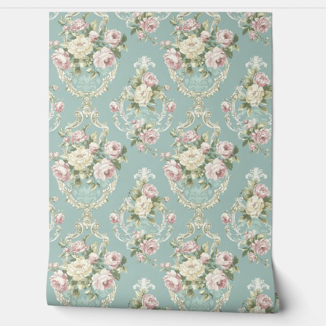 Papier Peint Regency Era Victorian Angleterre Motif (Déroulement)