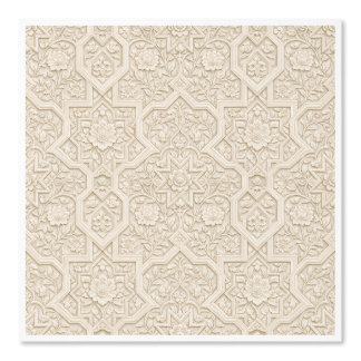Papier Peint Relief du Palais d'Ivoire | Persan Floral Géométri