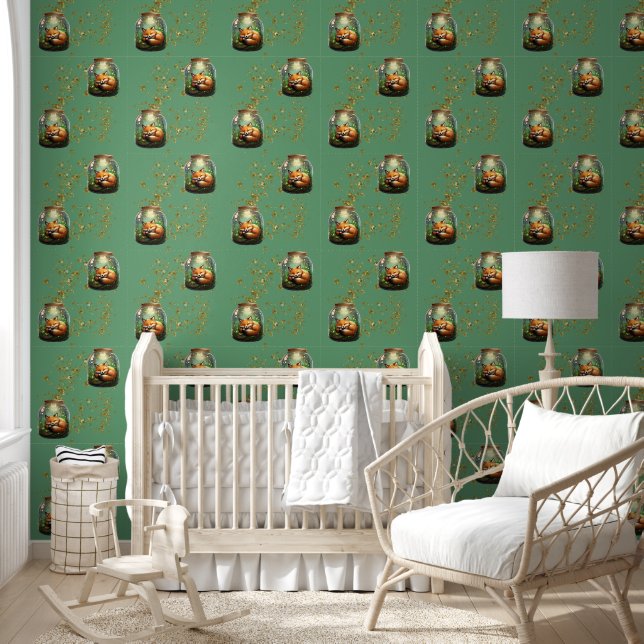 Papier Peint Renard endormi (Enfants)