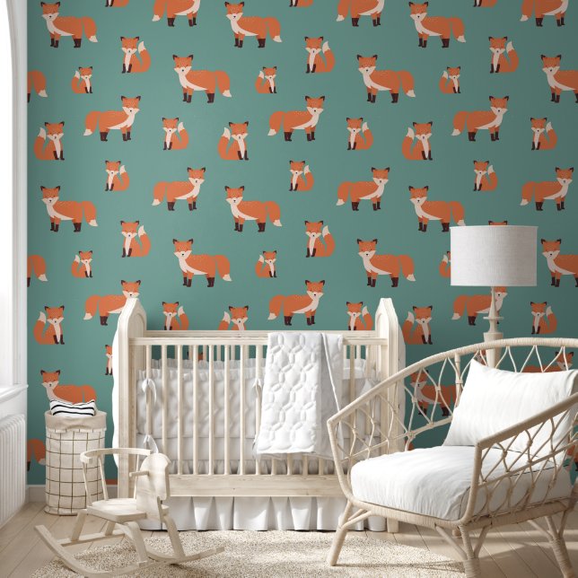 Papier Peint Renard roux (Enfants)