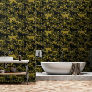 Papier Peint Rénovation de la salle de bain de la maison avec u
