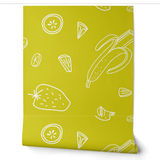 Papier Peint Retro food Wallpaper