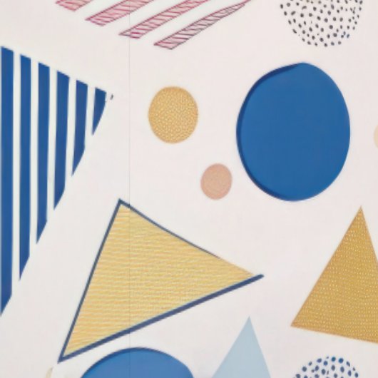 Papier Peint Retro Memphis Style Geometric Seamless Pattern (Couture)