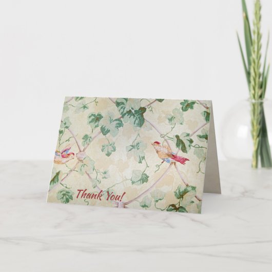 papier peint rétro merci (Devant)