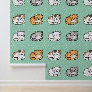 Papier Peint rêve d'amoureux de les chats mignons