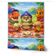 papier peint rex hoot et Sarah (Déroulement)