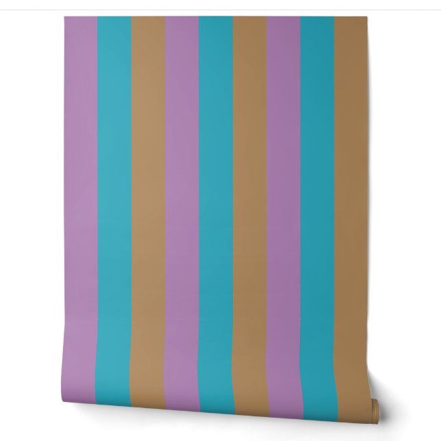 Papier Peint Rhubarb et Custard Candy Stripe SM (Déroulement)