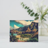 Papier peint Rivage Tropical Hawaï Carte postale  (Debout devant)