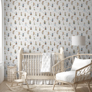 Papier Peint Robe Vintage Cute Forêt Forêt Forêt Animaux Garçon