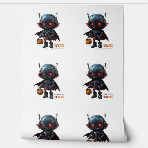 Papier Peint Robot Vampire foncé Halloween Vibes Sci-Fi Éffraya