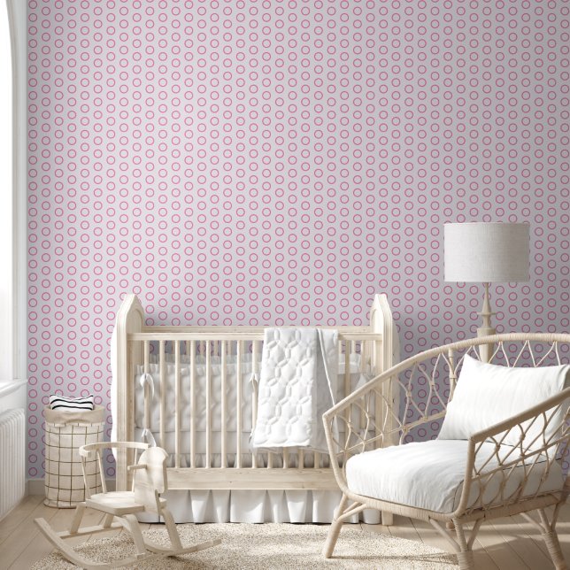 Papier peint rose (Enfants)