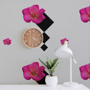 Papier Peint Rose au stylo-feutre moderne