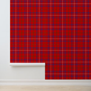 Papier Peint Rose de clan Tartan