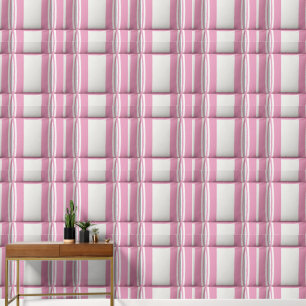 Papier Peint Rosé Et Blanc Cuisiné