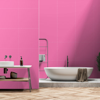 Papier Peint Rose Fou (Le Rose le Plus Rose) SUR MESURE