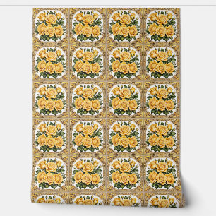 Papier Peint Rose jaune moderne belle collection